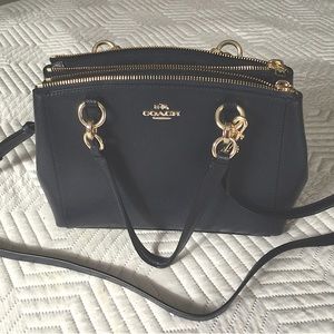 NAVY COACH MINETTA CROSSBODY BAG